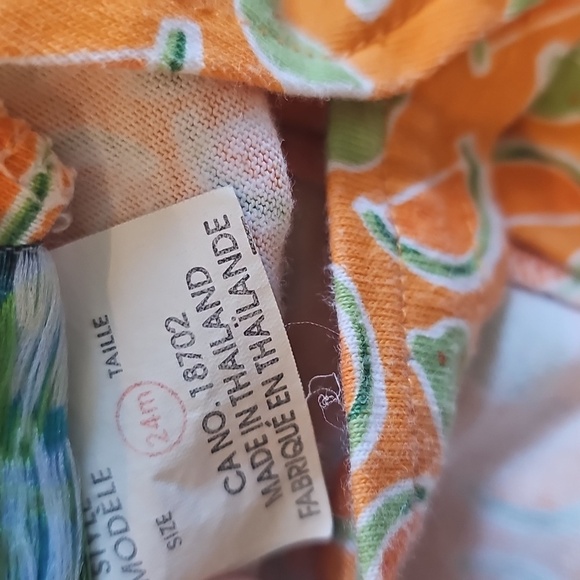 Vintage Y2K Girl Power Citrus Oversized Romper Suit 24 Months - Picture 9 of 10